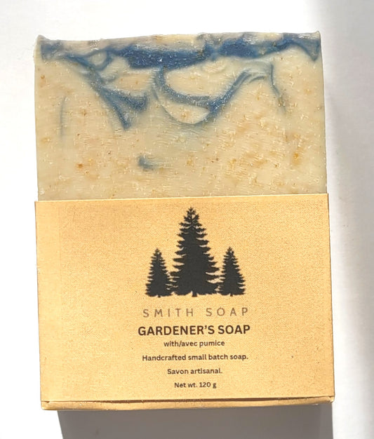 one bar of soap with label
