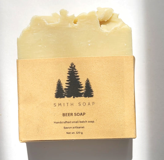 one bar of cream coloured soap